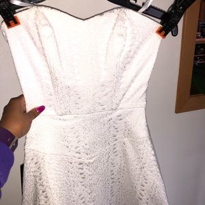 Bebe heart shaped dress